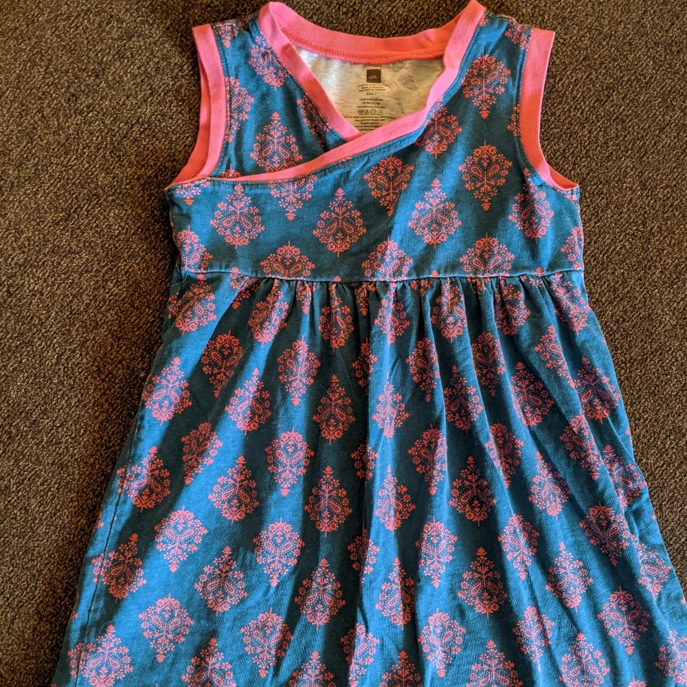 Tea Collection Wrap Neck Tank Dress